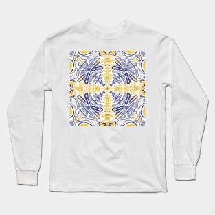 Mediterranean Pattern Long Sleeve T-Shirt